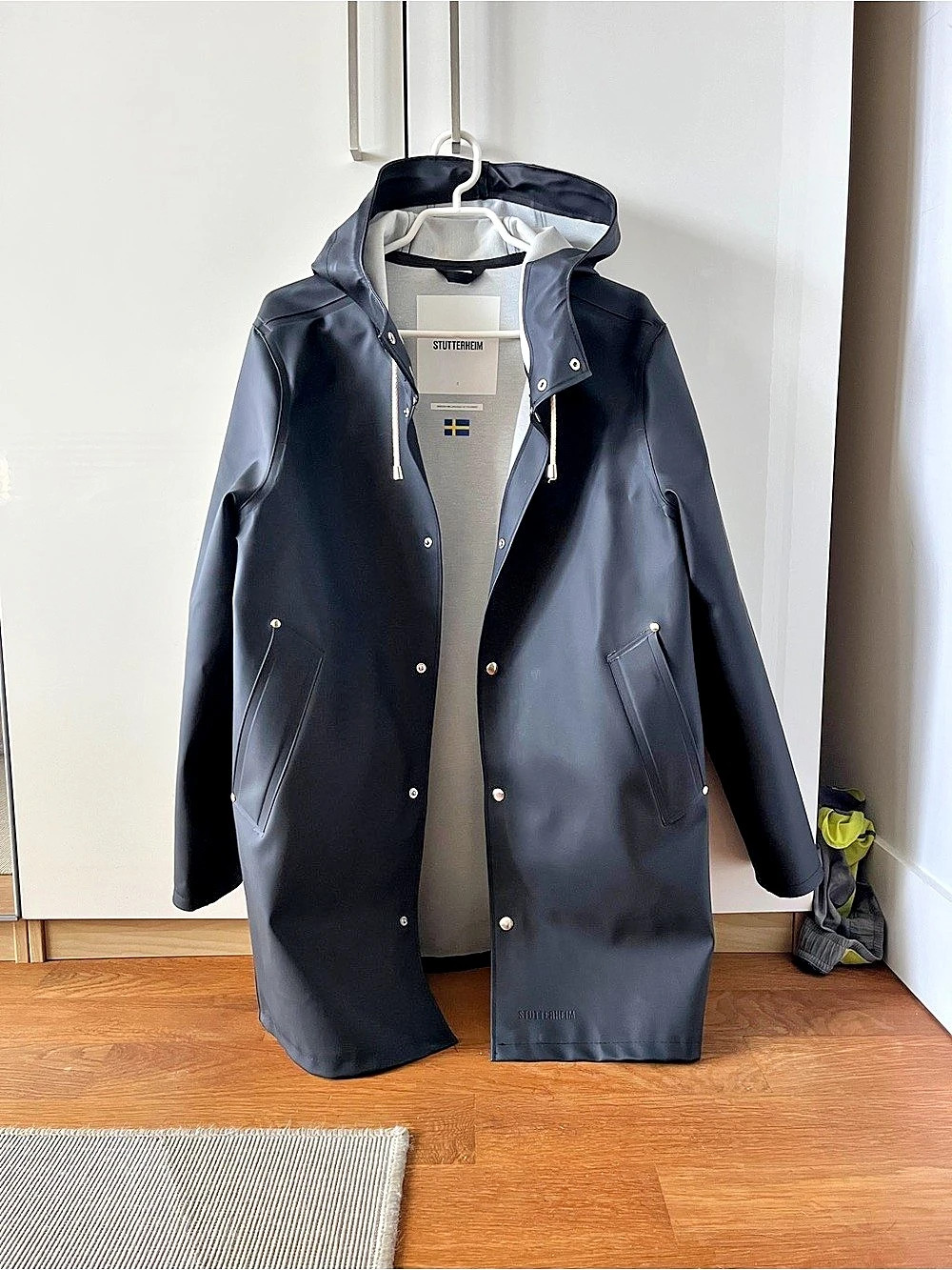 Stutterheim Stockholm Original Raincoat Black